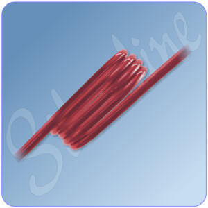 Red 1/4 Inch Tube. TUBE R 1/4