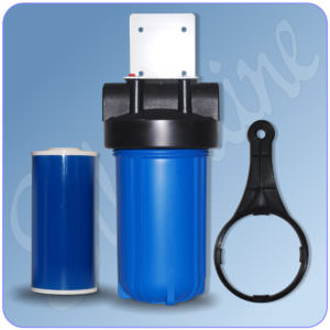 Whole House Space Saver Water Filter System With Carbon  Cartridge